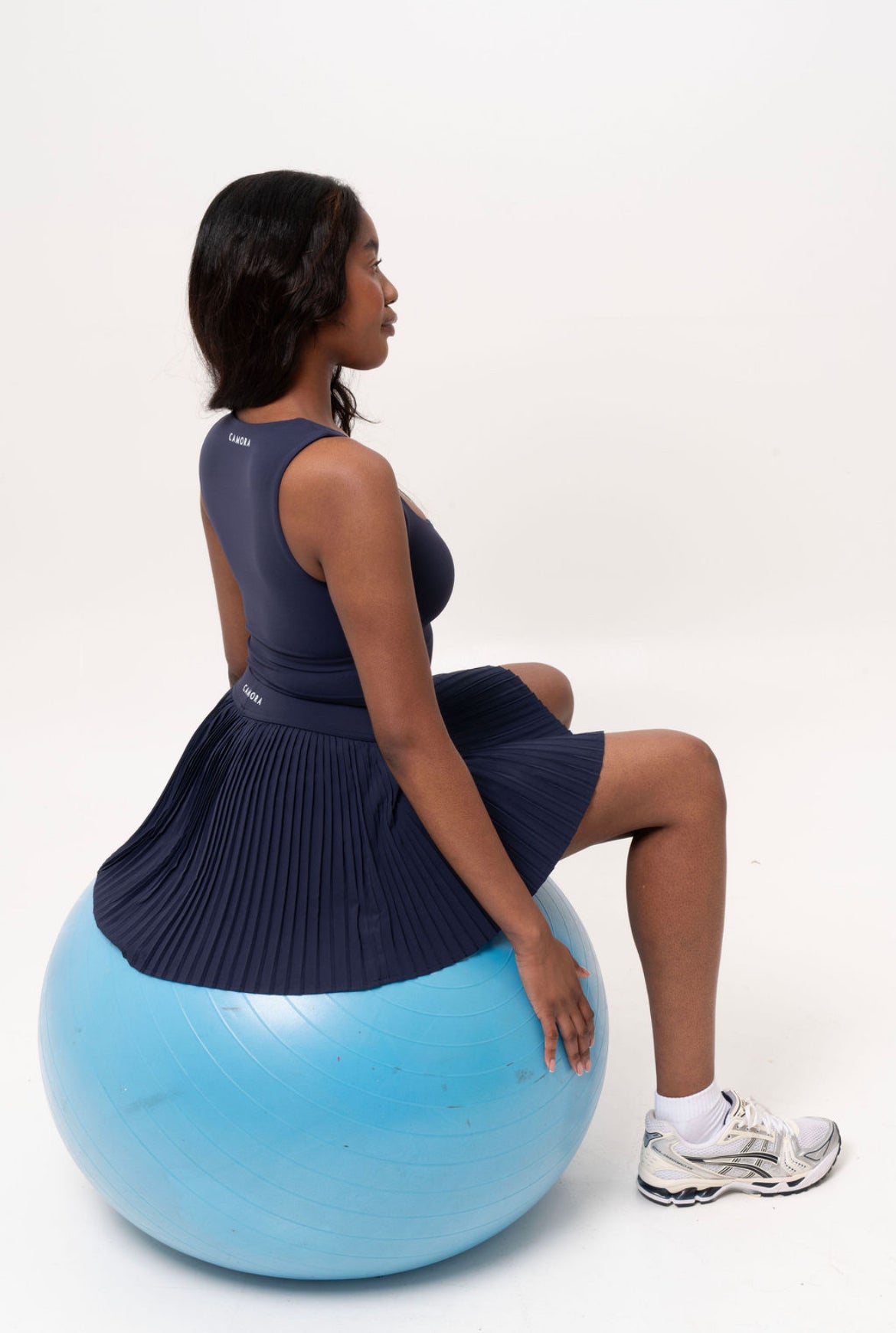 High Rise Pleated Tennis Skirt