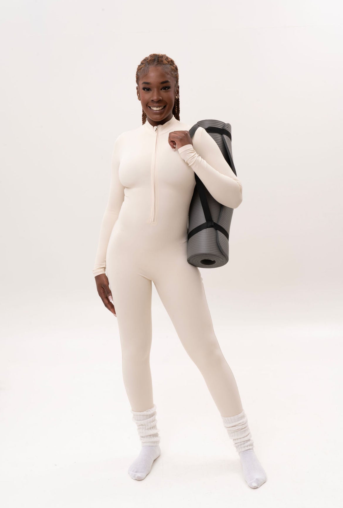 Zip-Up Jumpsuit