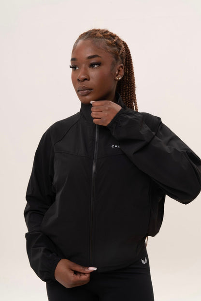 Cropped Windbreaker Jacket
