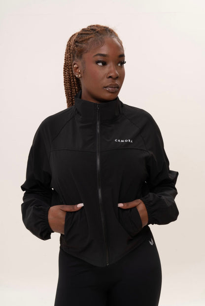 Cropped Windbreaker Jacket