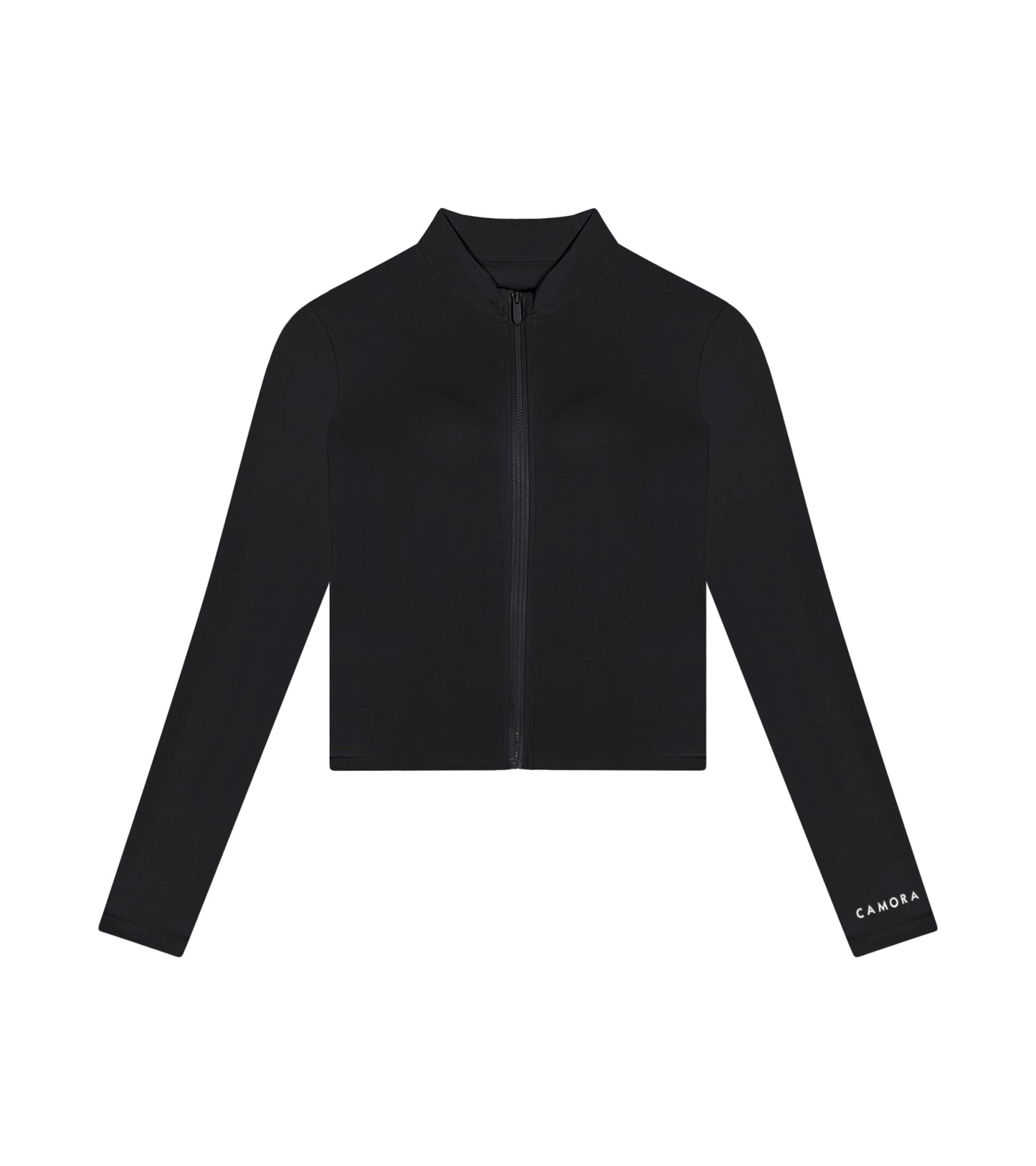 Cropped Zip Up Jacket With Pockets