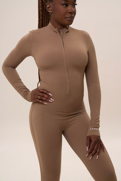 Zip-Up Jumpsuit