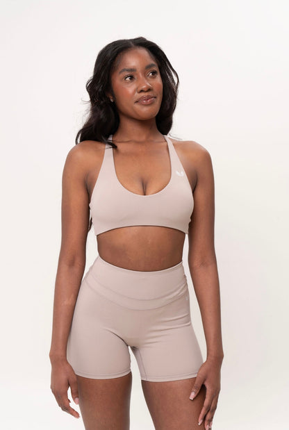 Adjustable Cross Back Sports Bra