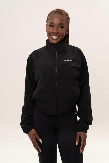 Cropped Windbreaker Jacket