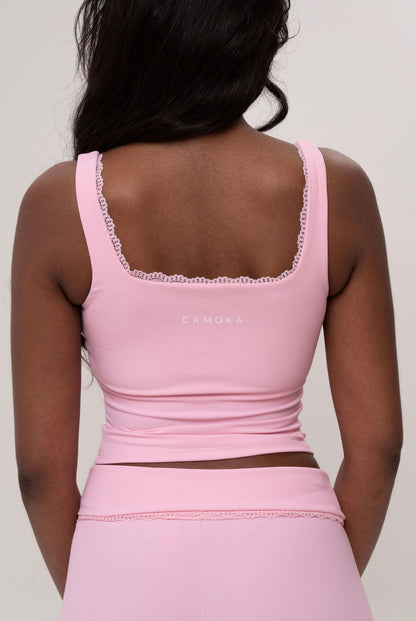 Lace Detail Vest Top
