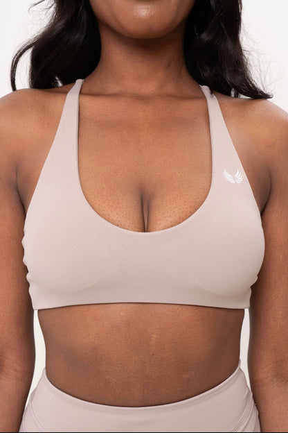 Adjustable Cross Back Sports Bra
