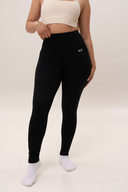 Staple High Waist Leggings with Pocket
