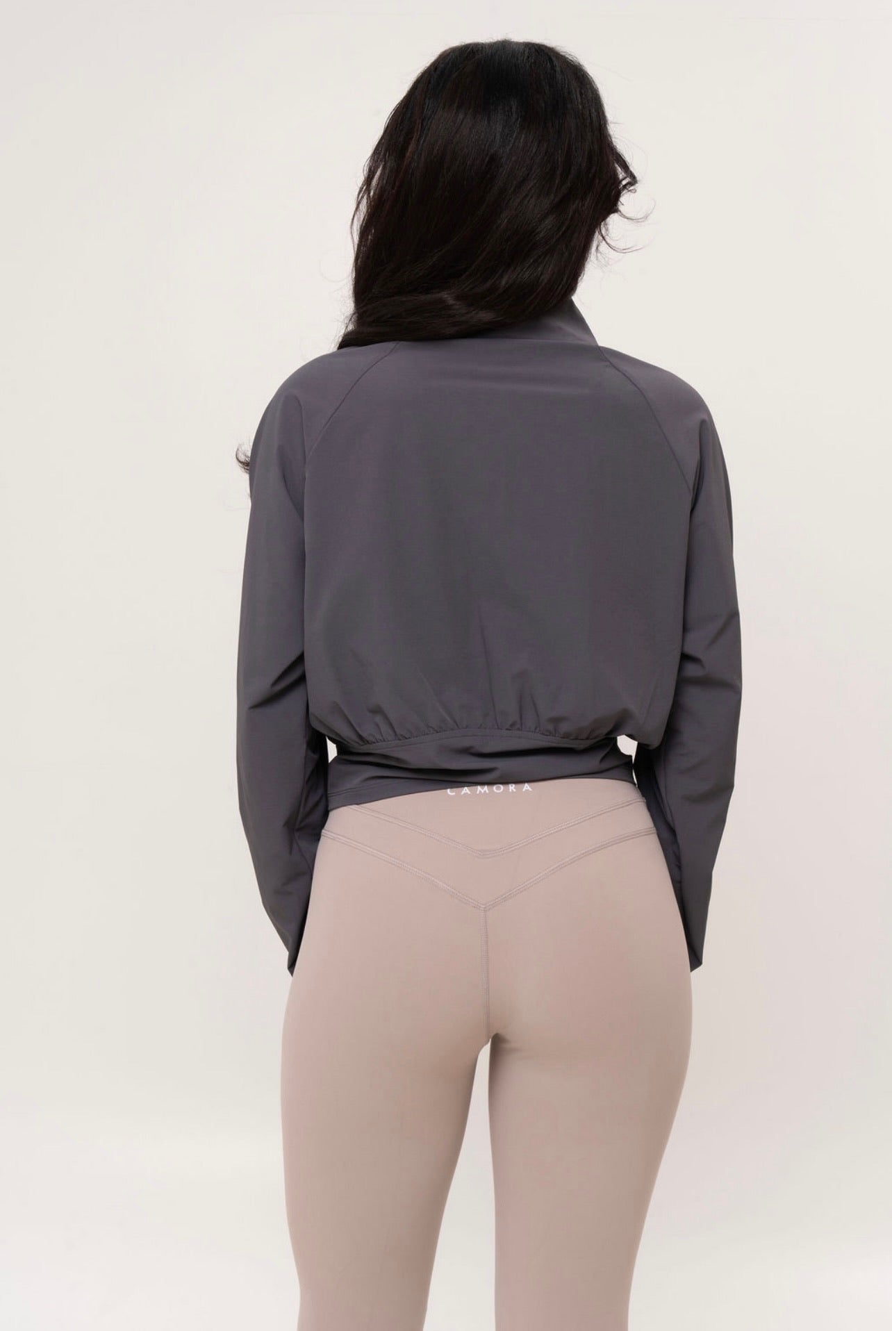 Cropped Windbreaker Jacket