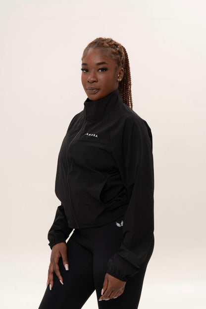 Cropped Windbreaker Jacket