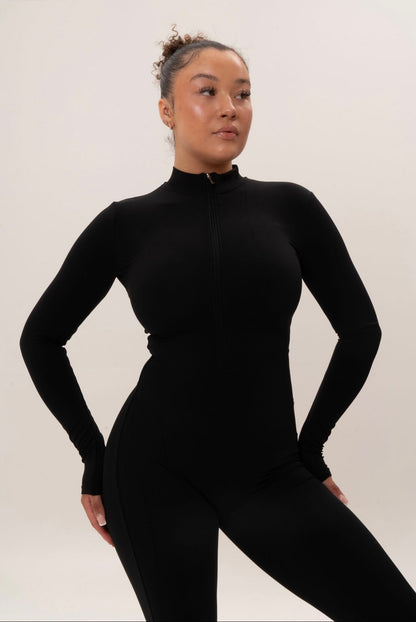 Zip-Up Jumpsuit
