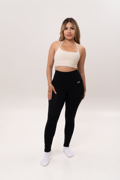 Staple High Waist Leggings with Pocket