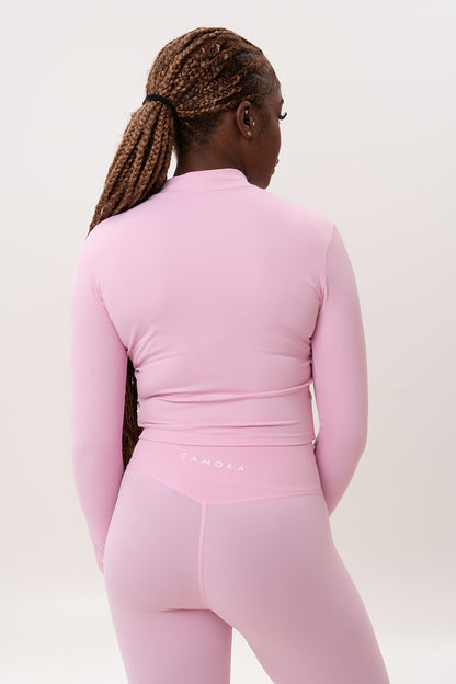 Cropped Zip Up Jacket With Pockets