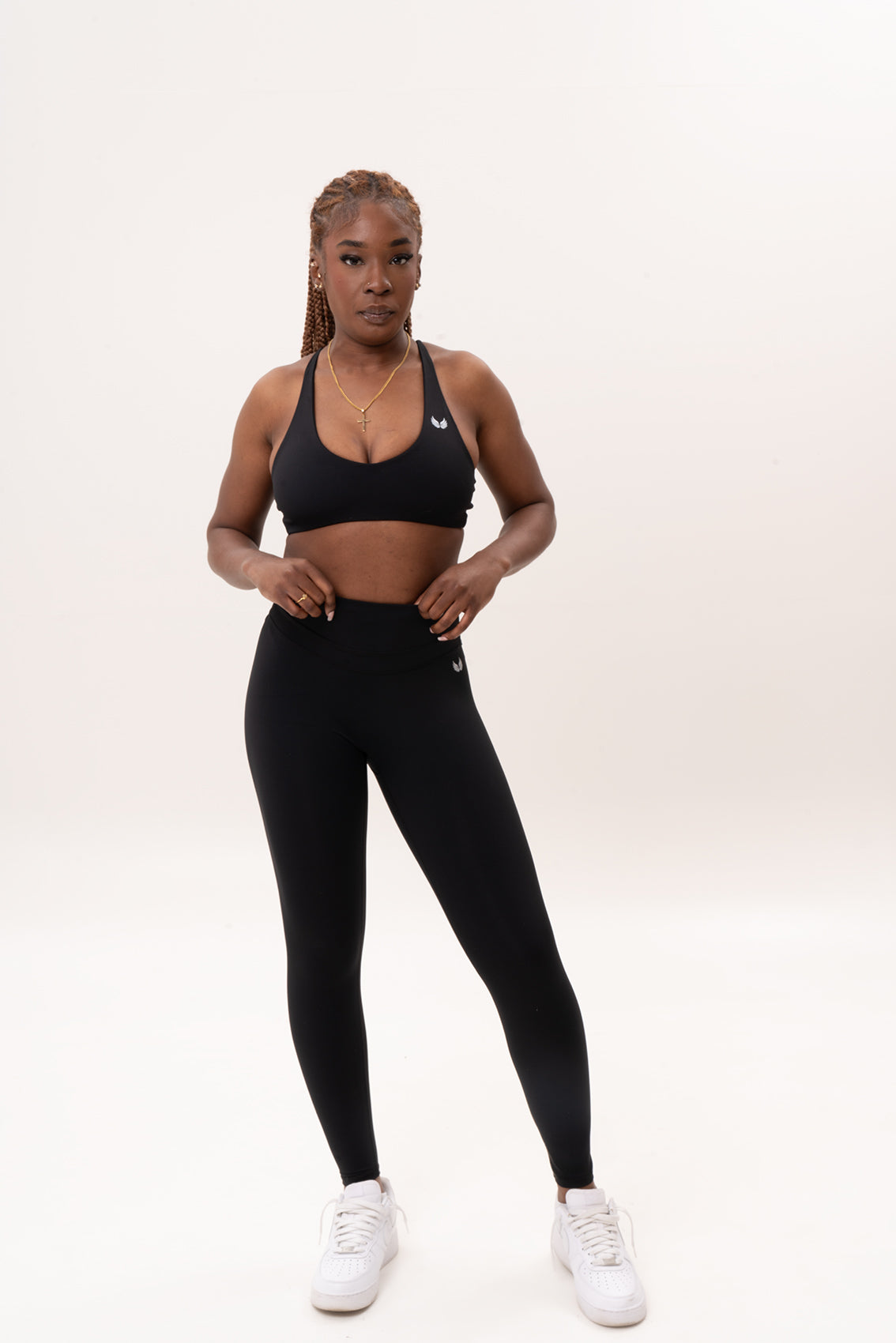 Adjustable Cross Back Sports Bra