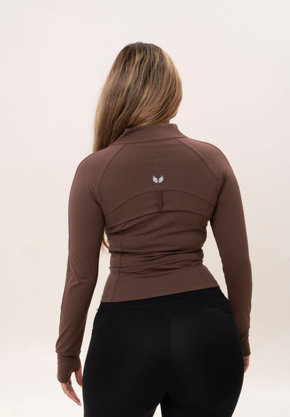High Neck Zip Up Jacket