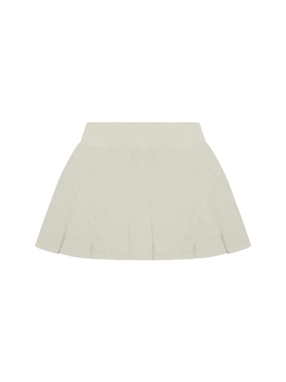 Mid Rise Pleated Tennis Skirt