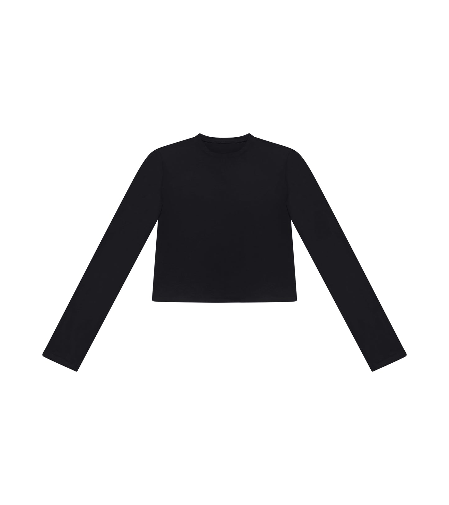 Cropped Long Sleeve Top
