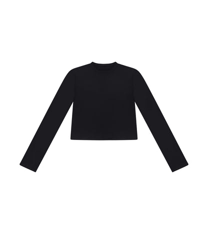 Cropped Long Sleeve Top