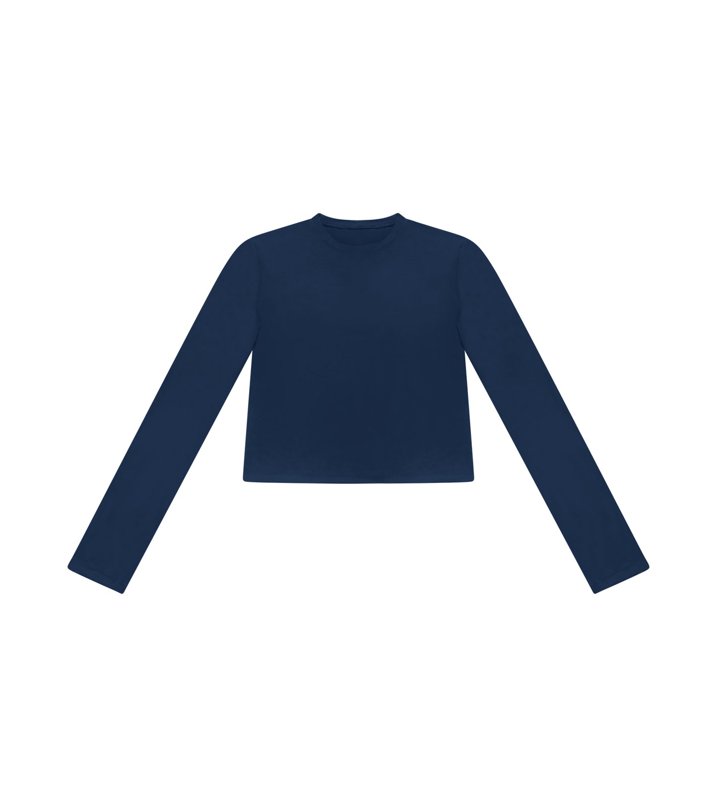 Cropped Long Sleeve Top