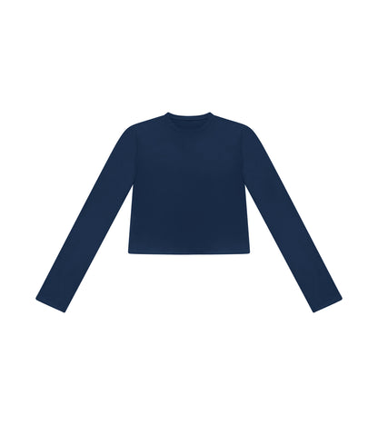 Cropped Long Sleeve Top
