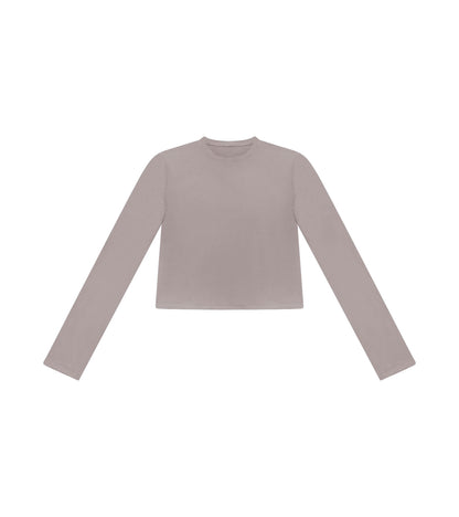 Cropped Long Sleeve Top