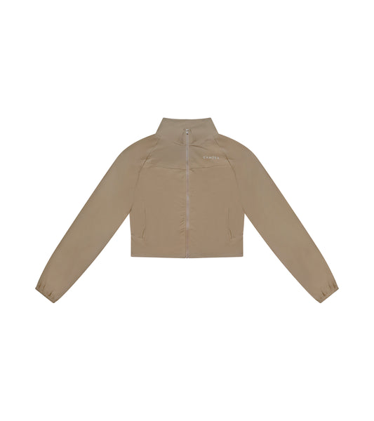 Cropped Windbreaker Jacket