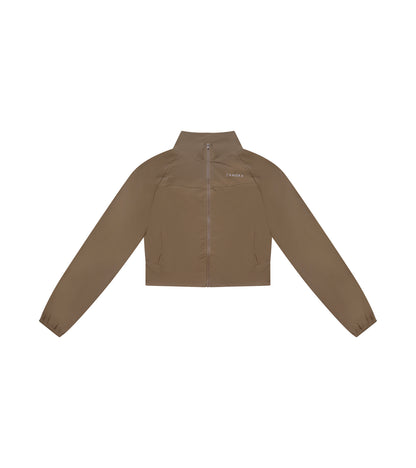 Cropped Windbreaker Jacket